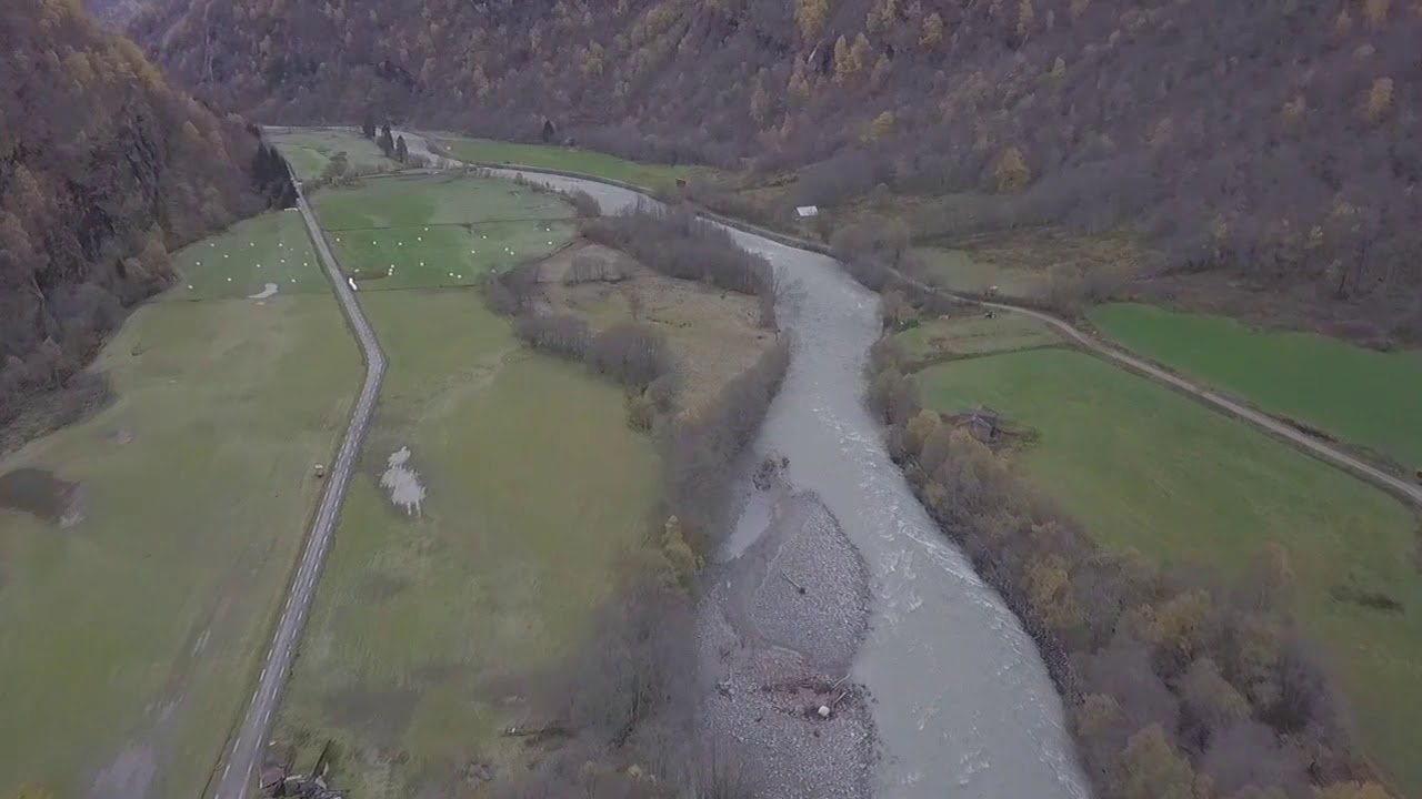 Mørkridsdalen etter storflaumen 14.10.2018