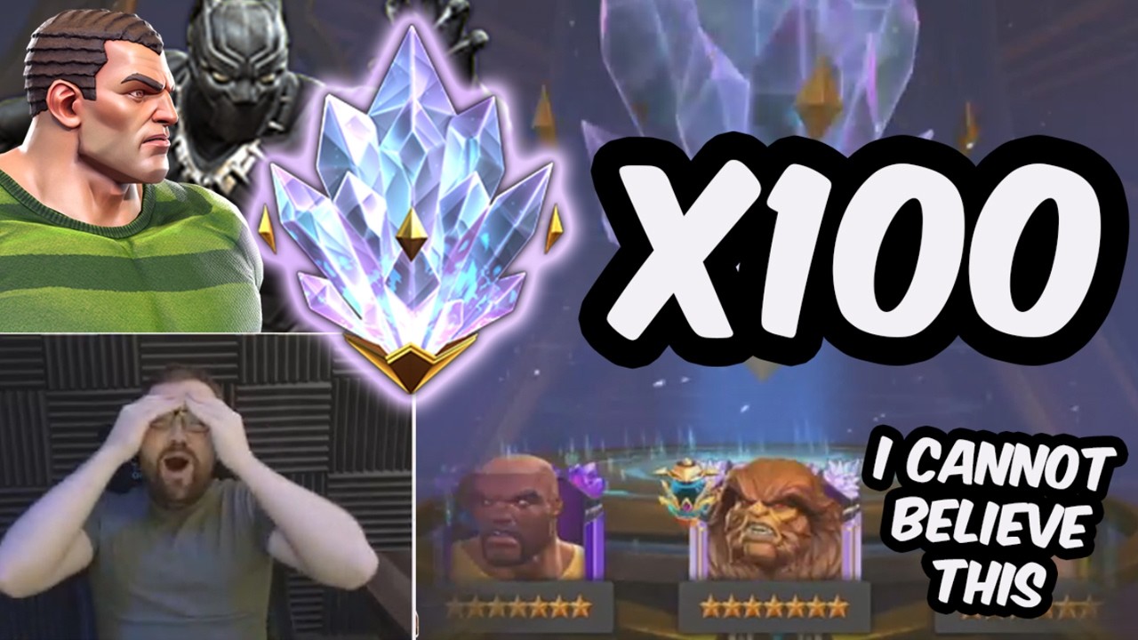 100x Empowered Grace Crystal Opening - I CANNOT BELIEVE THIS?!?! - Marvel Contest of Champions