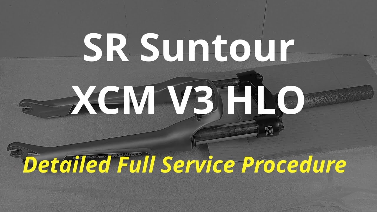 [MTB maintenance] Full service of SR Suntour XCM V3 HLO in detail