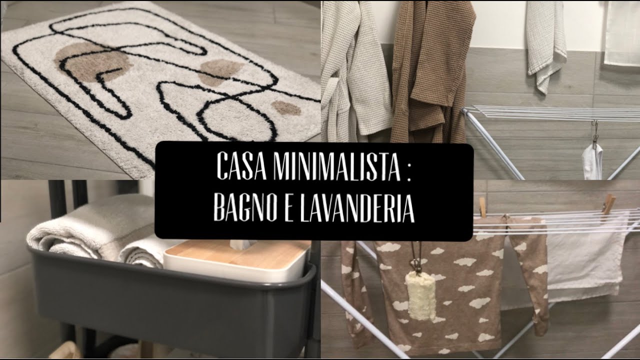 La mia casa minimalista: BAGNO e LAVANDERIA | laundry and bathroom tour