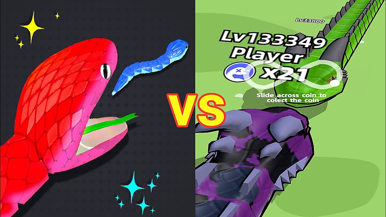 Snake Clash Vs Snake Hero - Against The Strongest Bosses! Insane Hunting Fight Challenge! #504