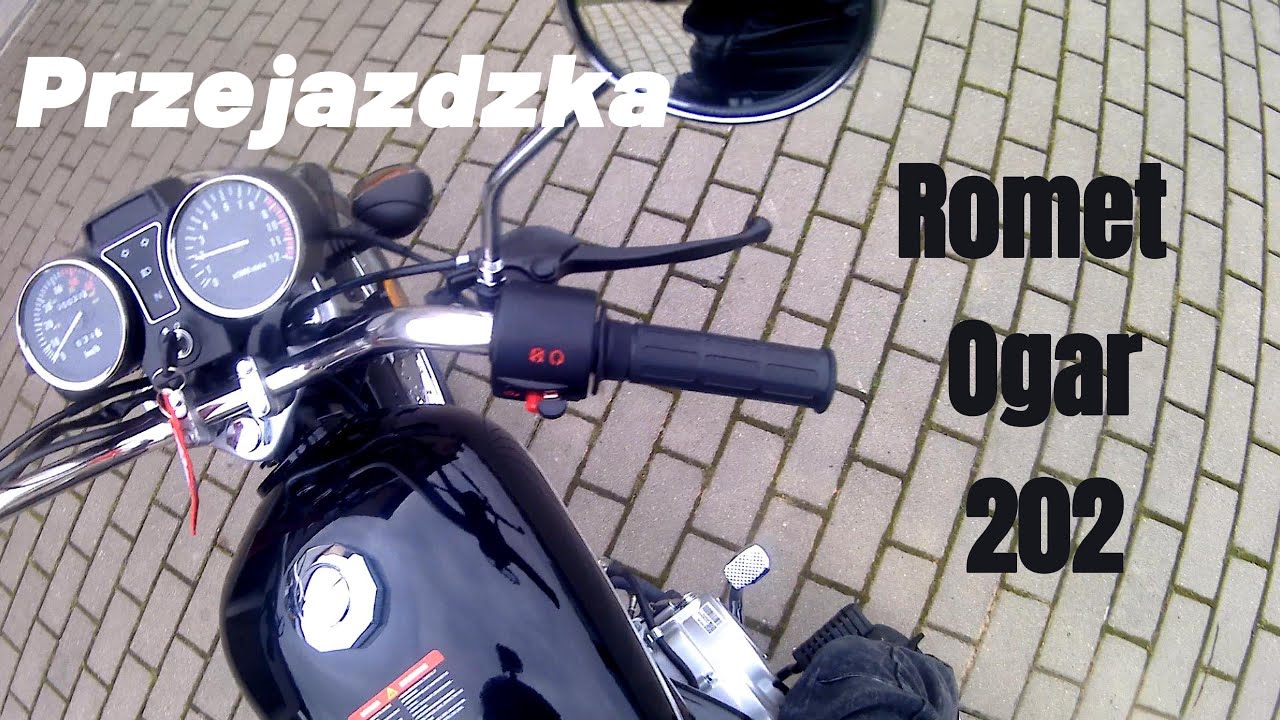 Przejażdżka motorkiem Romet!