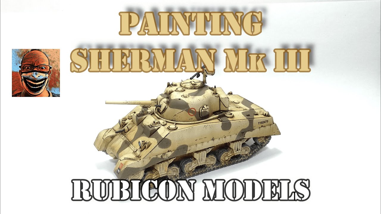 Painting Sherman III. British Desert camo. Rubicon Models. Bolt Action.