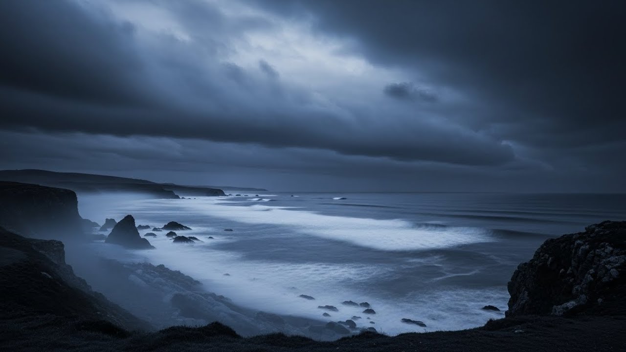 Healing Ocean Soundscape | Healing Sound to Beat Insomnia and Sleep Better with Silent Beach Mood