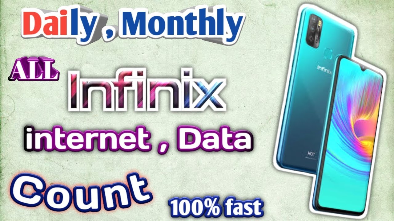 How To See Daily and Monthly Internet Data Usage on Infinix Mobile | Infinix internet Data Count