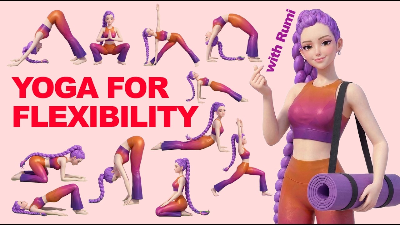 Yoga for Body Toning | Kid-Friendly Flexibility Exercises | Kid Yoga I Yoga with Rumi I Demon Hunter