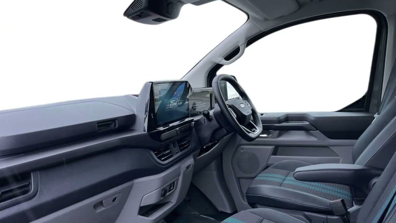 Ford E-Custom V710 L2 Sport BEV in Magnetic with Liftgate Rear Cargo Doors