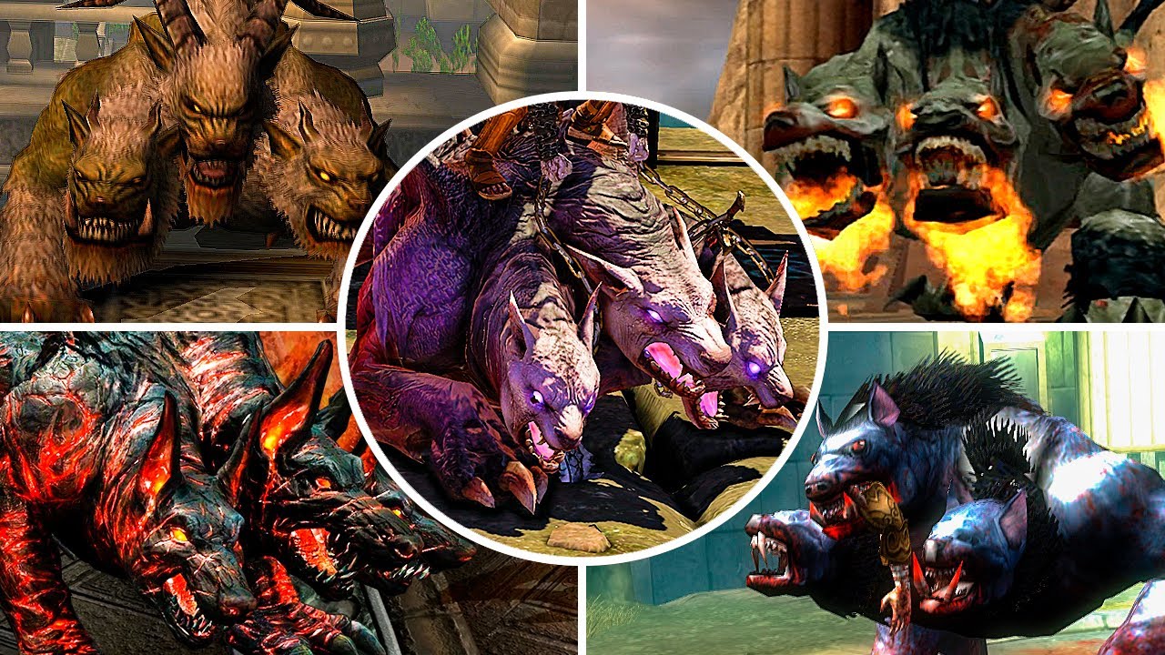 Evolution of Cerberus in God of War Games