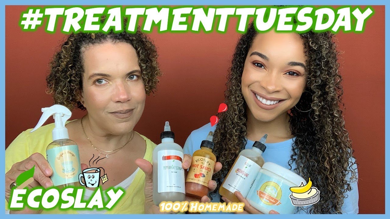 #TreatmentTuesday | ECOSLAY | Banana Cream Deep Conditioner, Hot Sauce Pre-Poo & More!