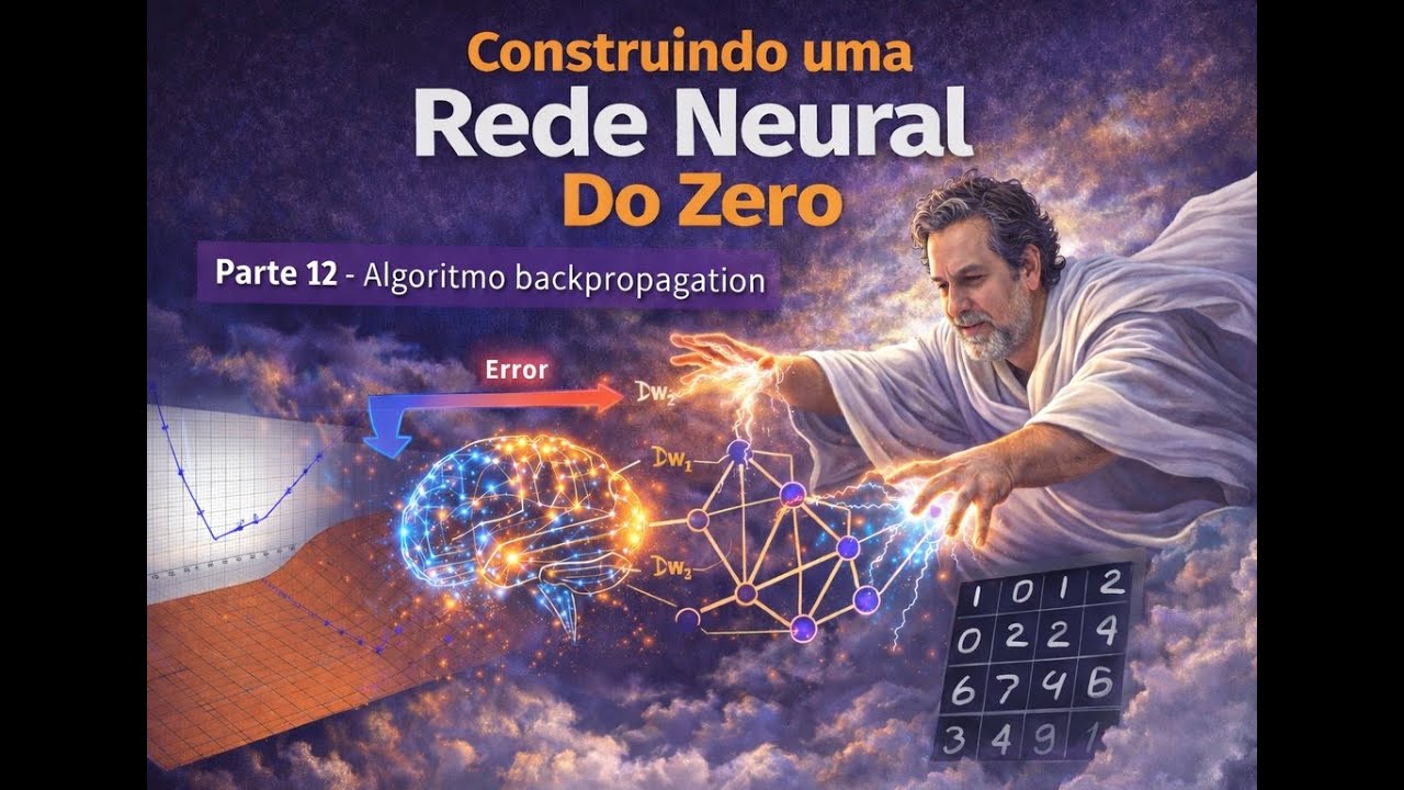 Construindo uma rede neural do zero Parte 12 - Algoritmo backpropagation
