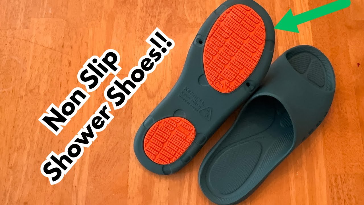 Non Slip #ShowerShoes Lightweight Indoor House Slides Bathroom Shower #Sandals Slippers #review