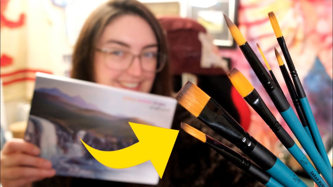I DESIGNED THESE BRUSHES! ✶ UNBOXING ✶ watercolor + gouache demos