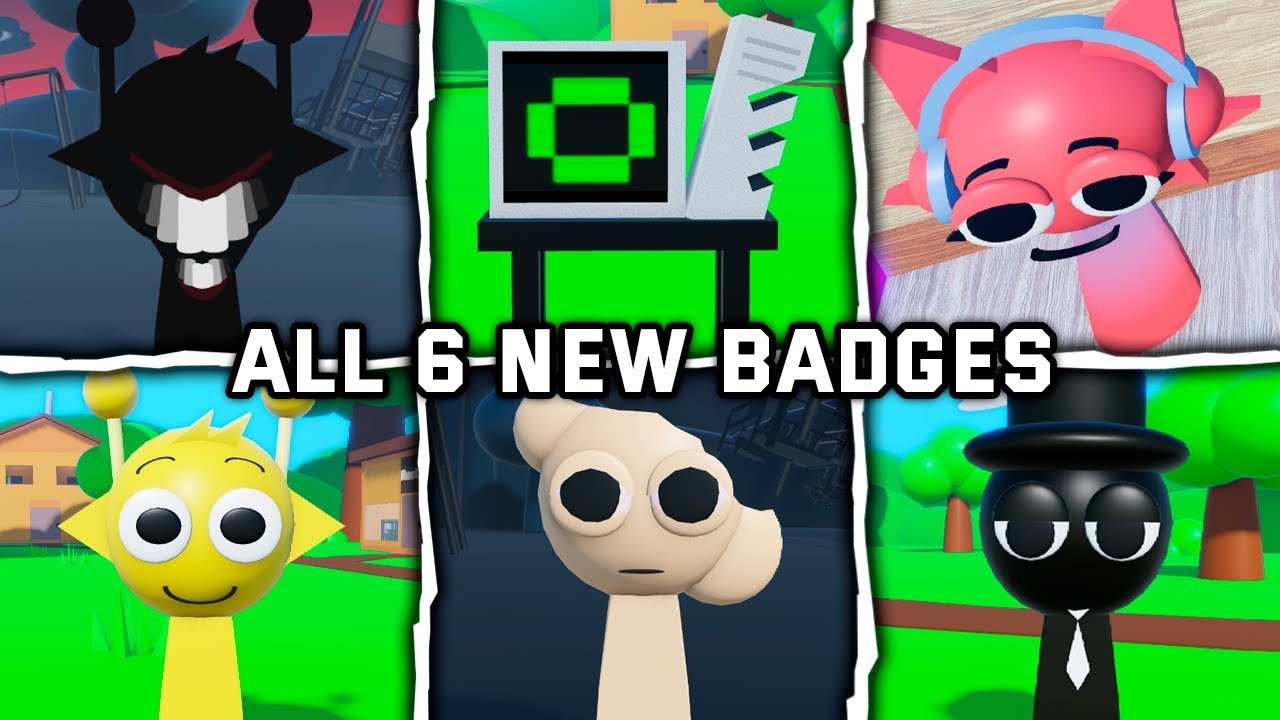 How To Get All 6 New Badges in 3D Sprunki RP And Animations (Update) | Roblox