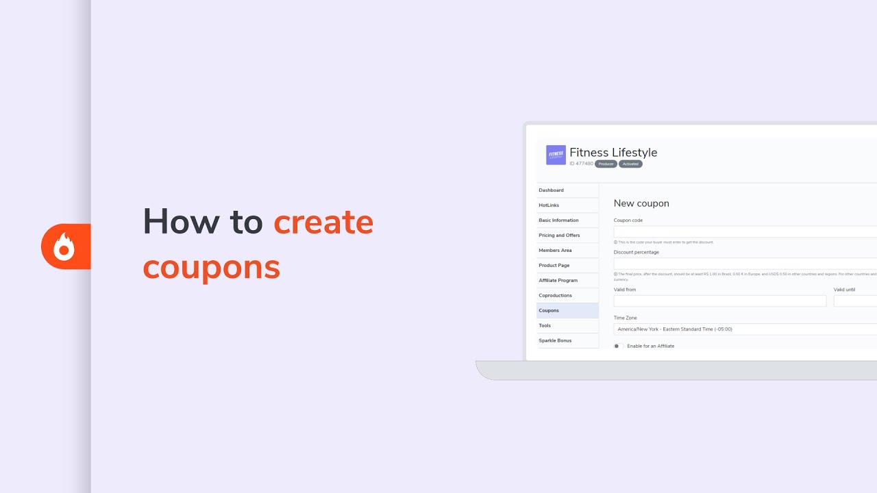 How to create coupons | Hotmart Help Center