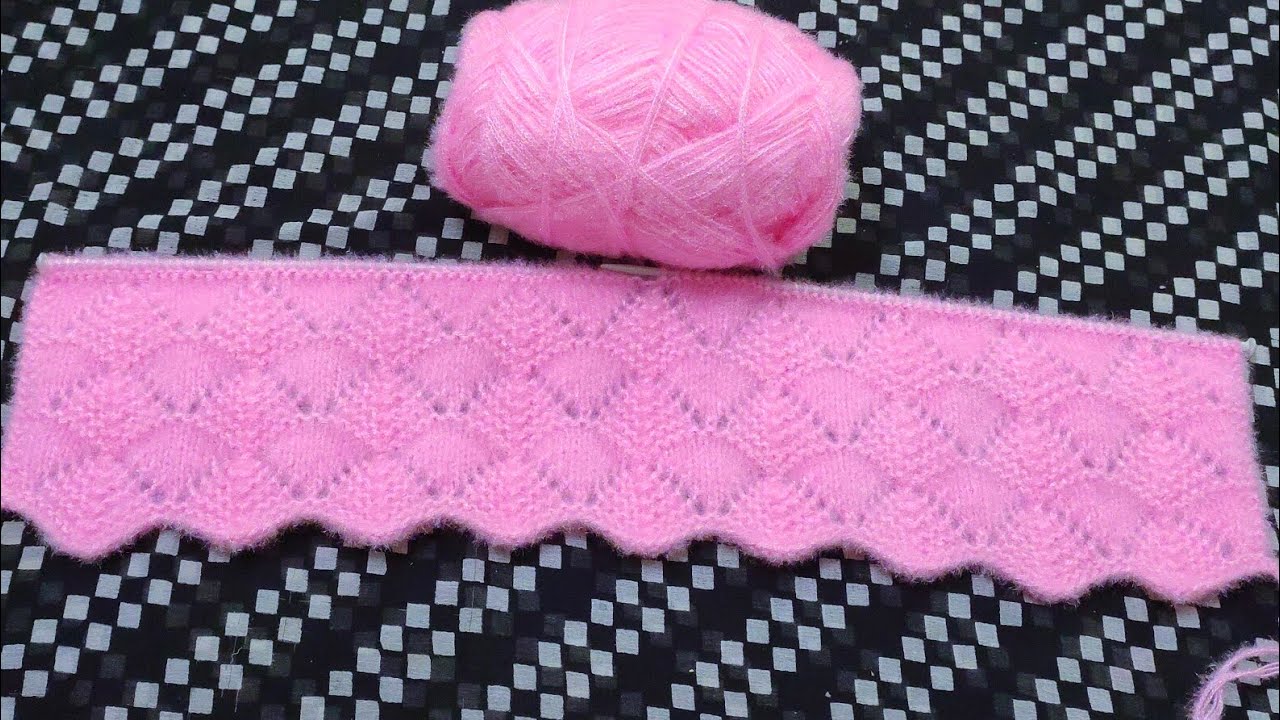 Scalloped Border Design.esa aap allover bi apply kr sakti h#52.