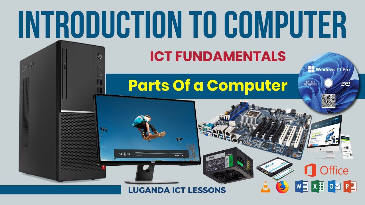 PARTS OF A COMPUTER(ICT Fundamentals) || Luganda ICT Lessons