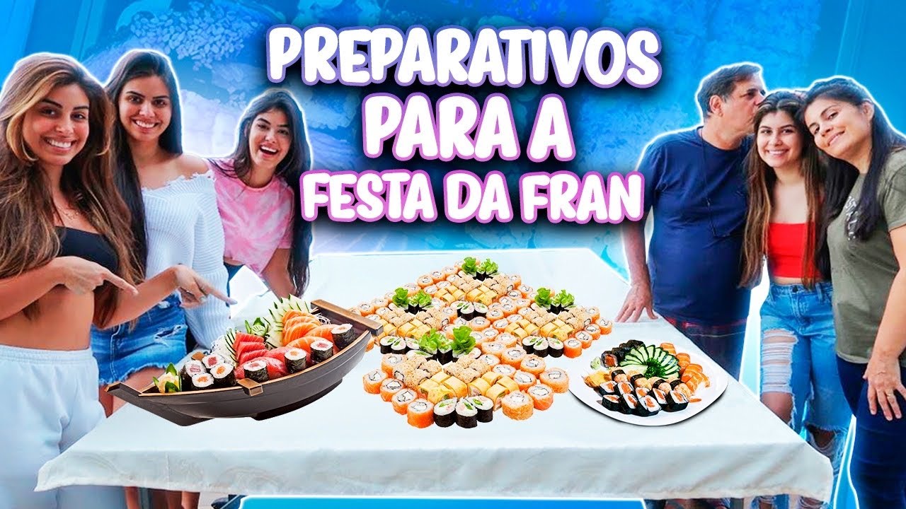 PREPARATIVOS PARA A FESTA DE ANIVERSÁRIO DA FANTINY DRUDI!