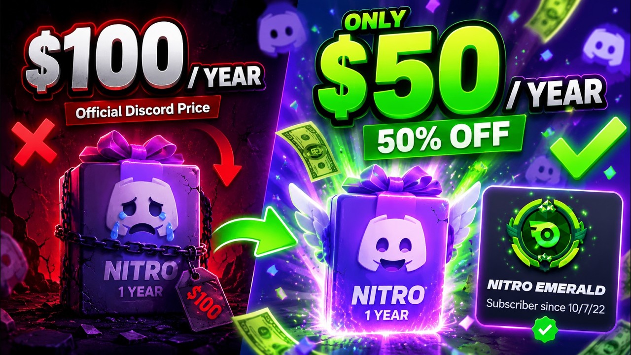 How To Get Cheap Discord Nitro in 2026 [ Easy Method ] #discord