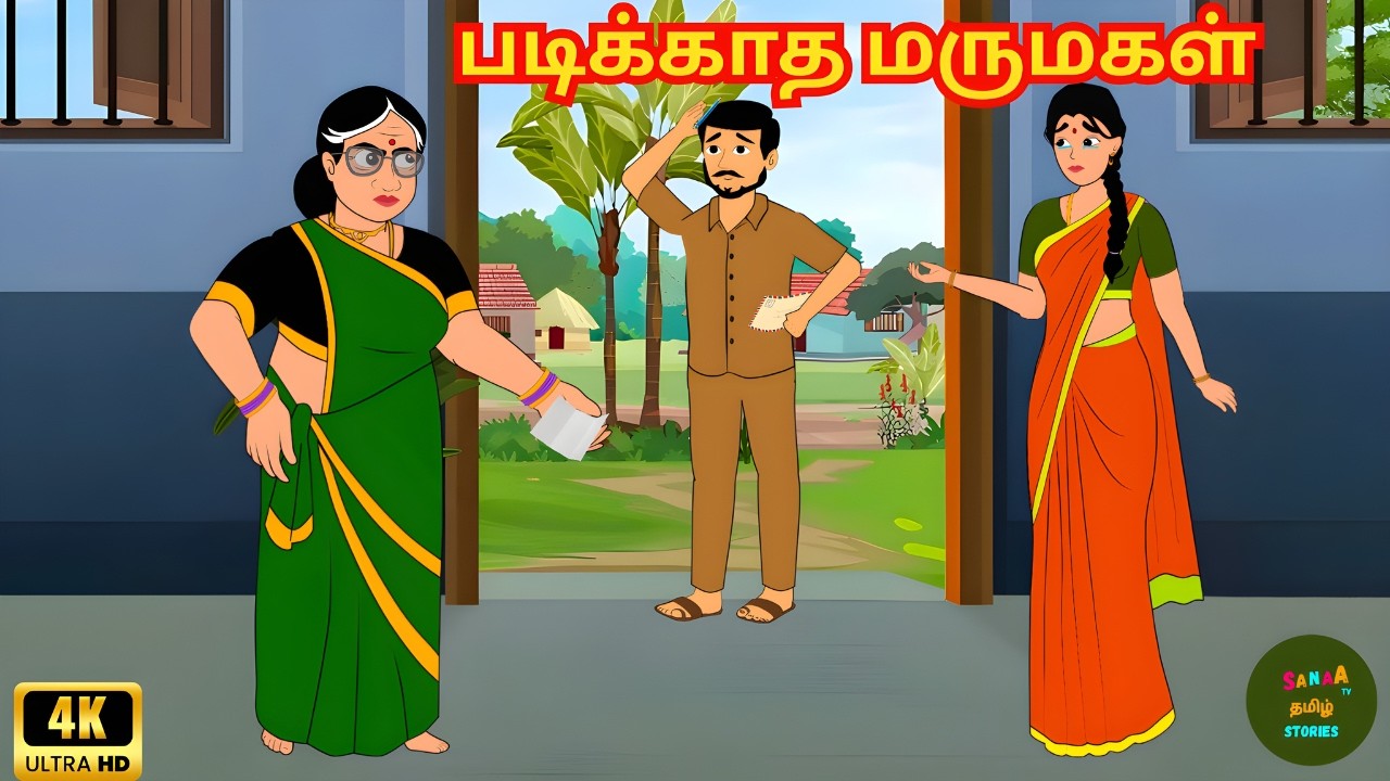 Tamil Stories - படிக்காத மருமகள் - Tamil Moral Stories - Stories In Tamil - Sanaa Tv Tamil Stories