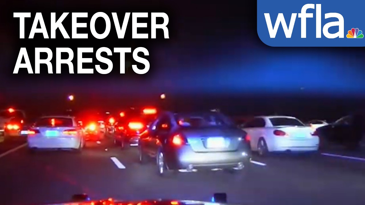 Четверо задержанных после нелегального перекрытия трассы I-75 с участием более 100 машин, ожидают...