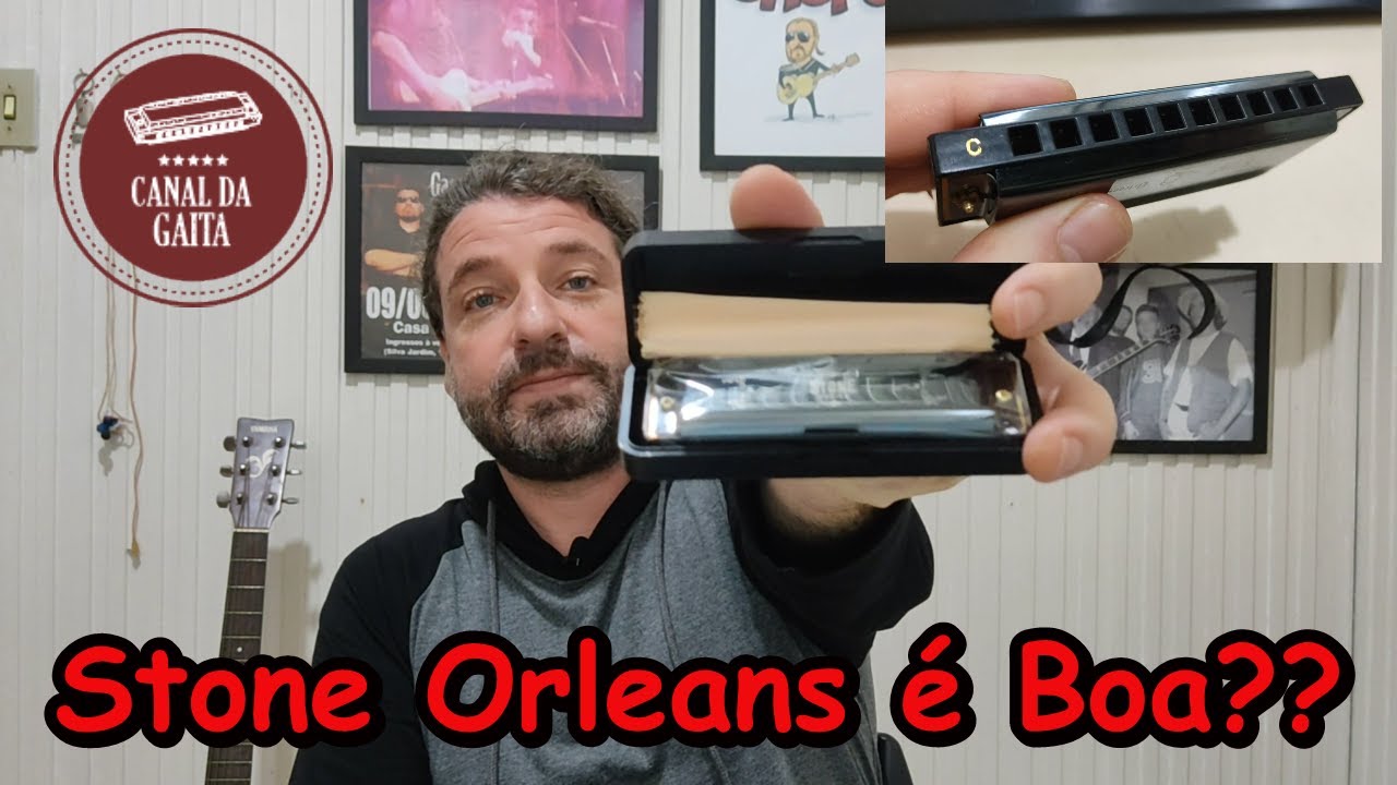 Gaita de Boca Orleans Stone - Review - A gaita mais barata