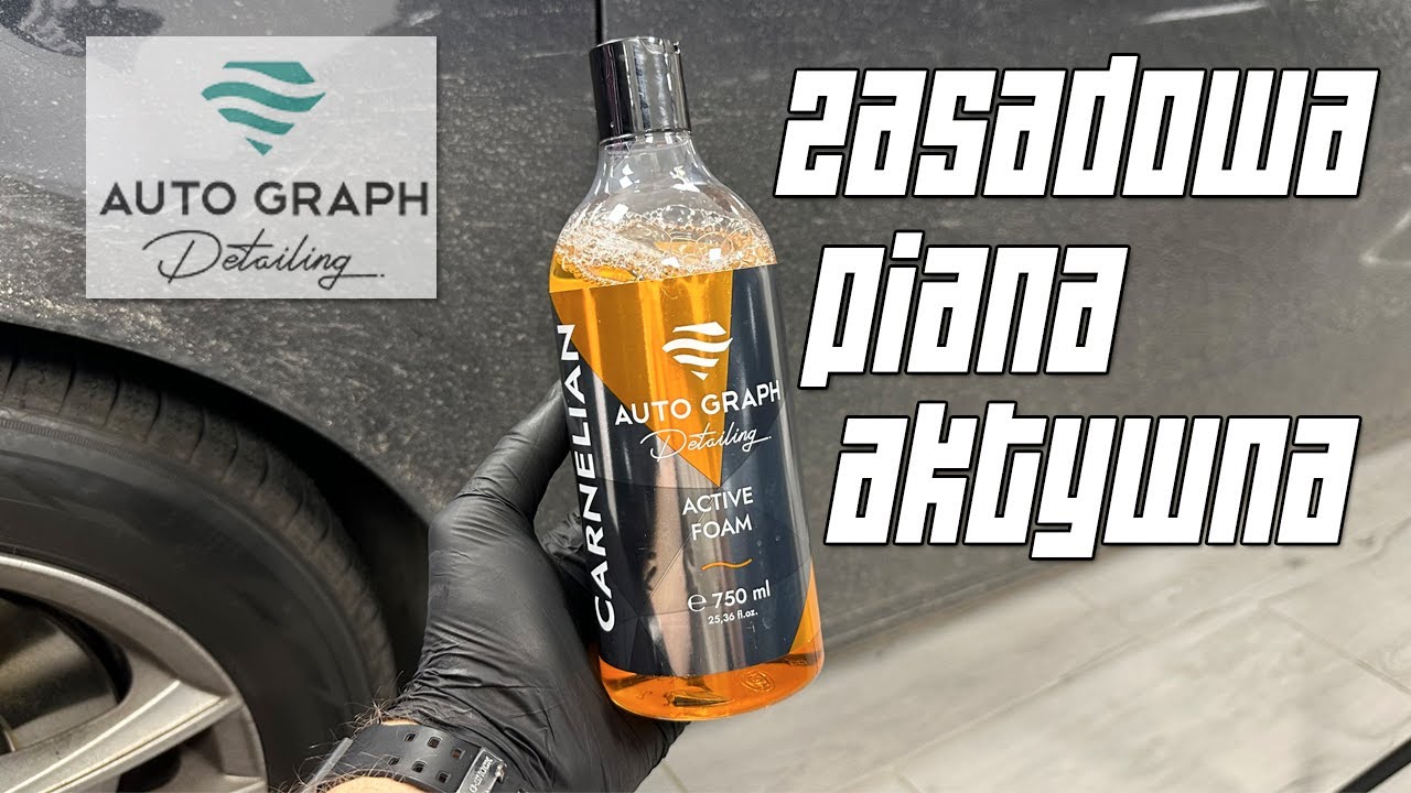 AutoGraph Detailing CARNELIAN zasadowa piana aktywna - daje radę czy nie? RECENZJA #detailing #foam