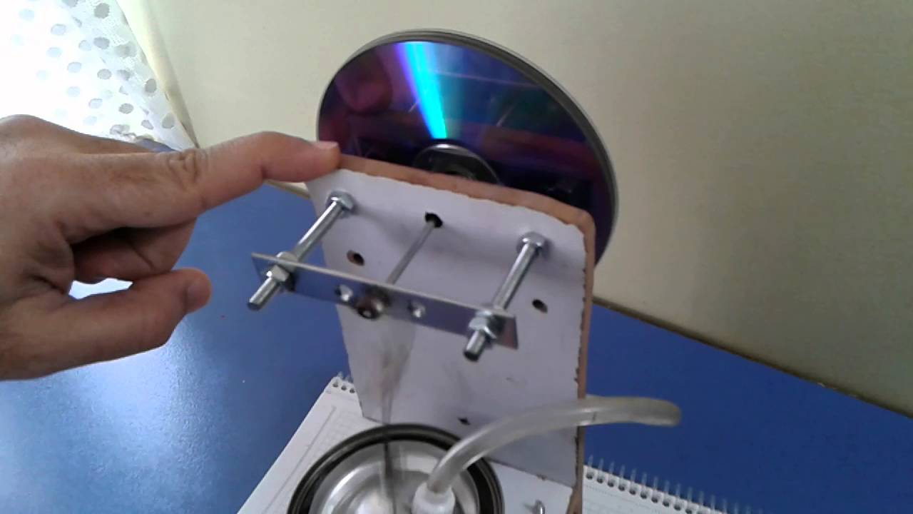 Stirling Engine with Homemade Bellow Power Piston