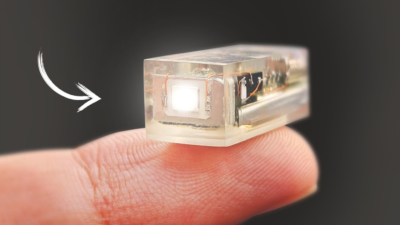 Building the World’s Smallest Rechargeable Flashlight!