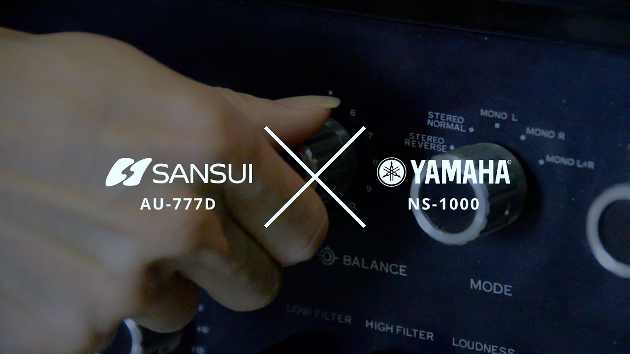 Sansui AU-777D sound review with Yamaha NS-1000
