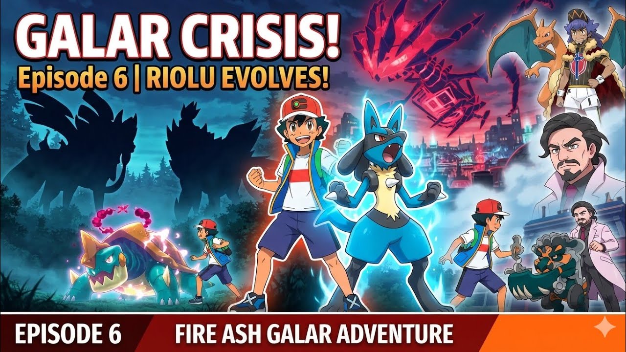 Pokemon Fire Ash (Galar) # Episode 6 The Legends Awaken: Lucario’s Aura & The Darkest Day!