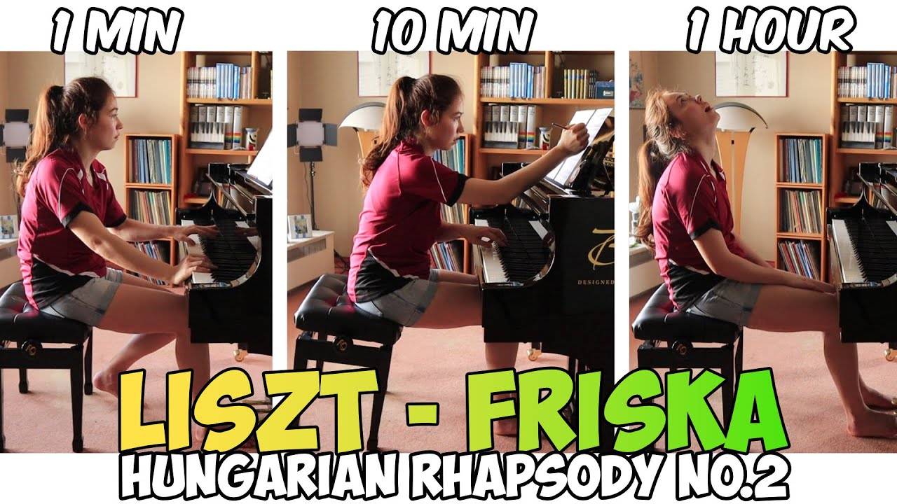1 Min, 10 Min, 1 Hour Challenge: Liszt, Hungarian Rhapsody No.2 - FRISKA Part 2