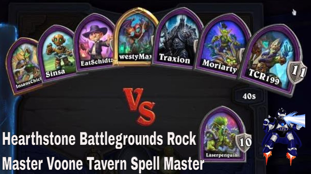 Hearthstone Battlegrounds Rock Master Voone Tavern Spell Master