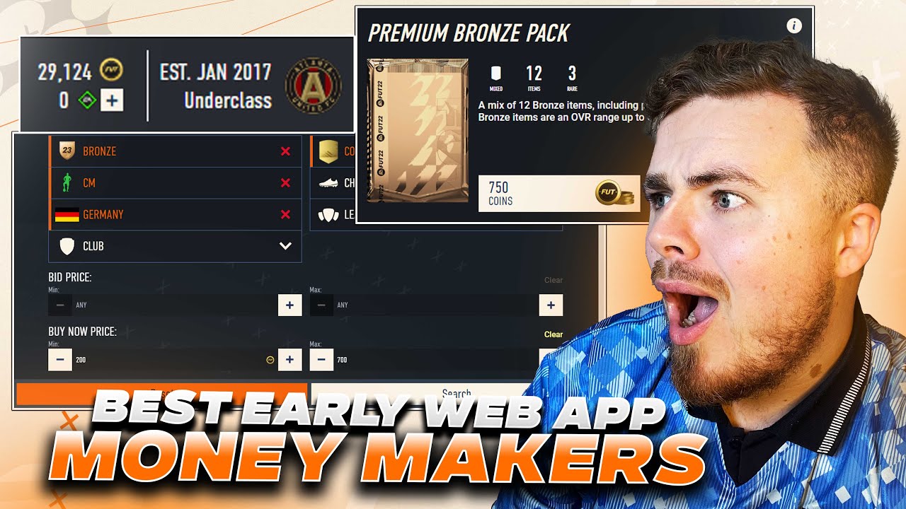 MAKING EASY COINS ON THE FIFA 23 WEB APP! 💰 Day One Trading Methods!