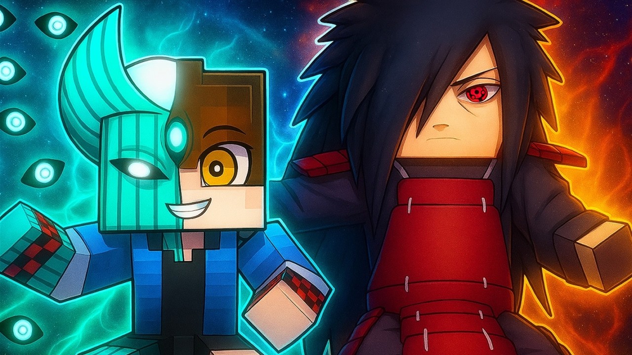 O FILHO do MADARA Virou o dEUS OTSUTSUKI no NARUTO Minecraft