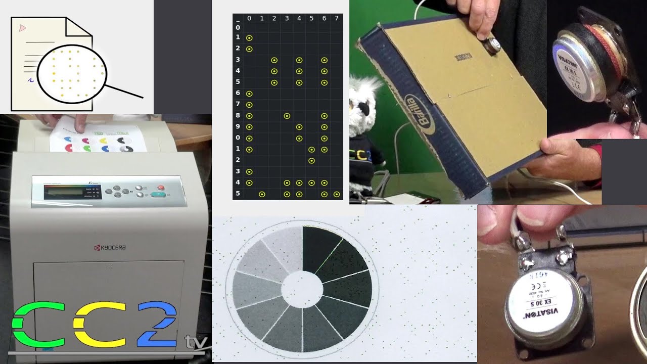 CC2tv #234 Farblaserdrucker verraten ihre Besitzer und lautsprechen immer und überall ;)
