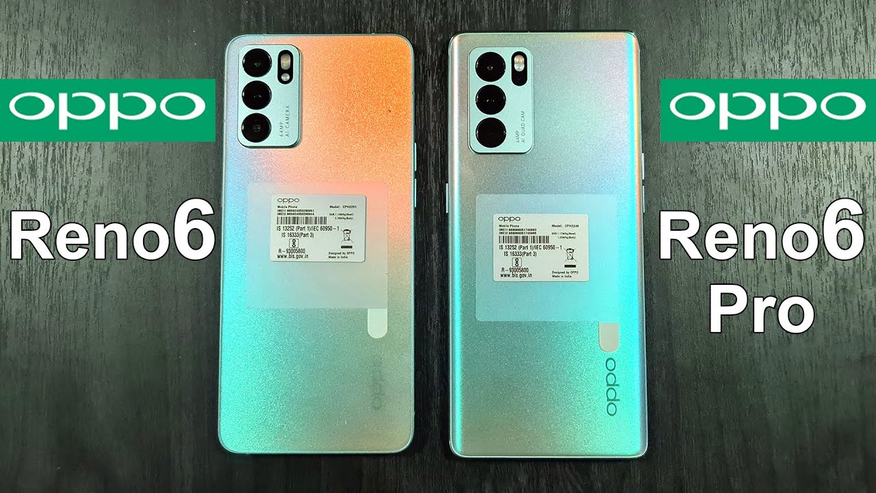 Oppo Reno 6 Vs Reno 6 Pro Speed Test | Camera Comparison
