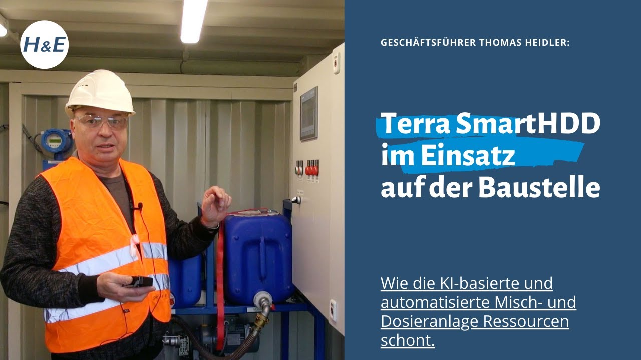 Terra SmartHDD im Einsatz auf der Baustelle: Ein F&E Projekt der H&E Bohrtechnik GmbH
