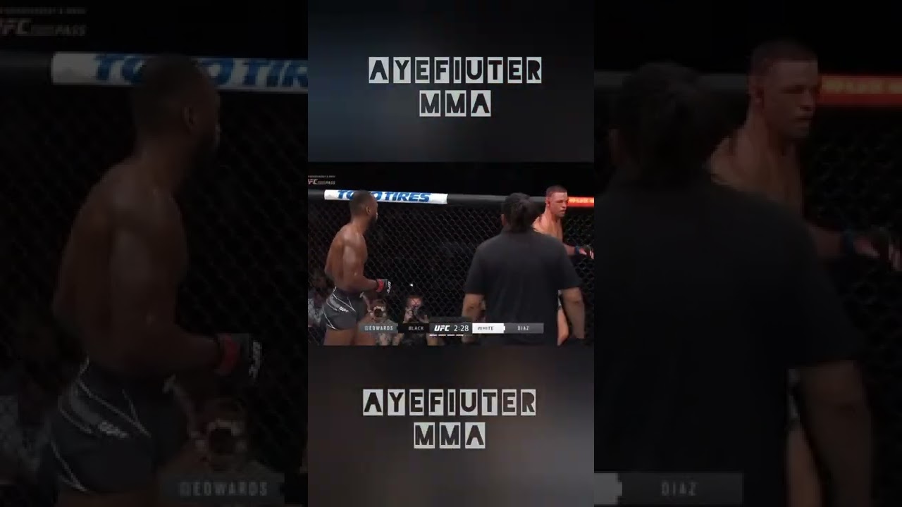 nate diaz's strategy against edwards 😂😂#ufc #mma #fun moments