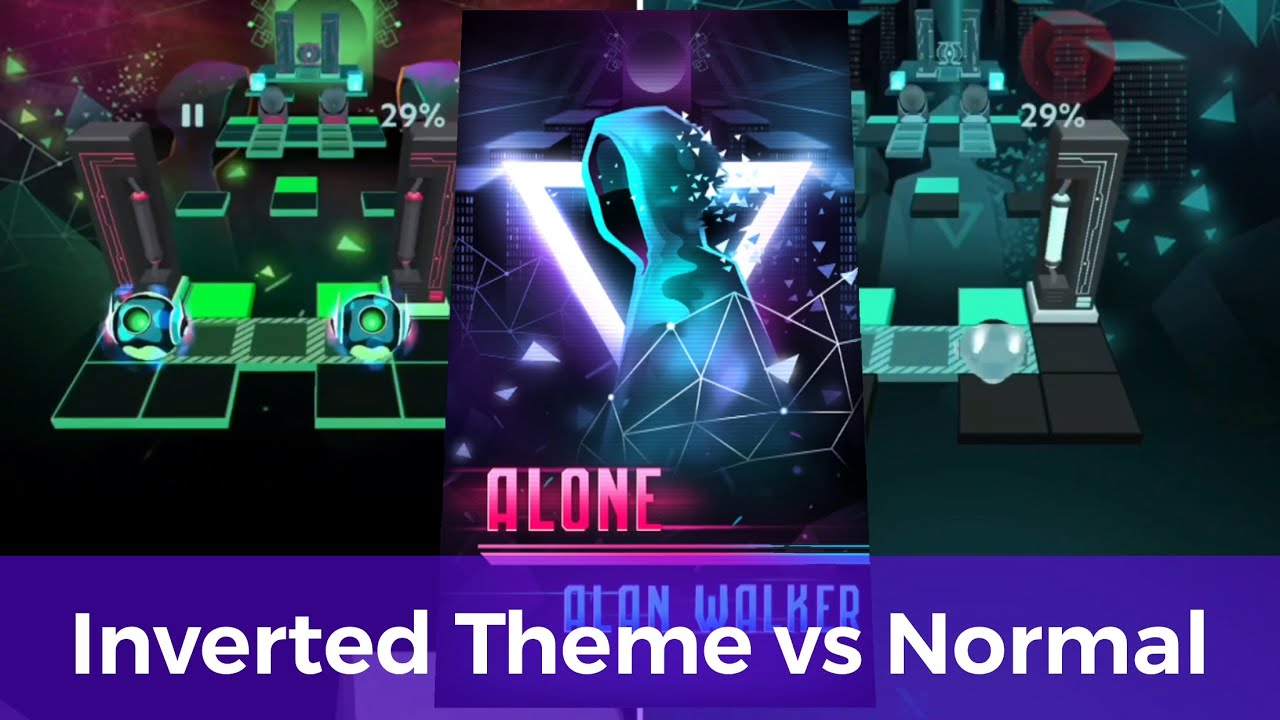 Rolling Sky Alone-Alan Walker | Inverted Theme