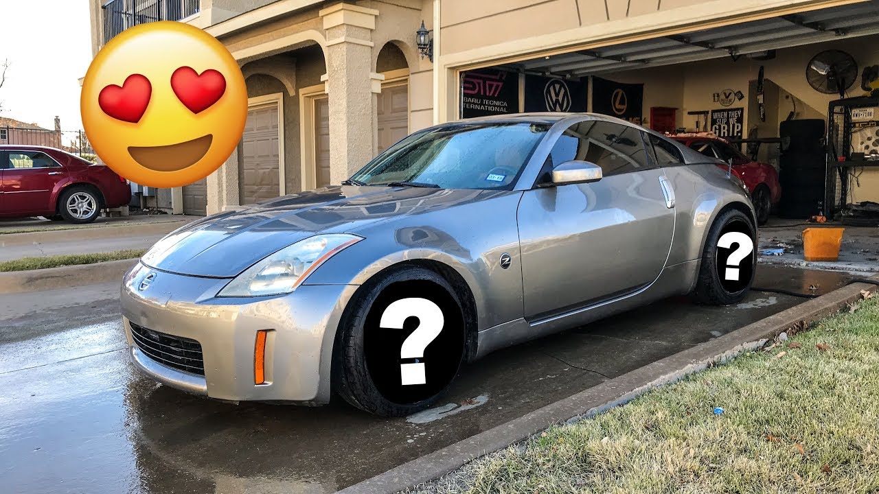 Новая установка колес на 350Z!