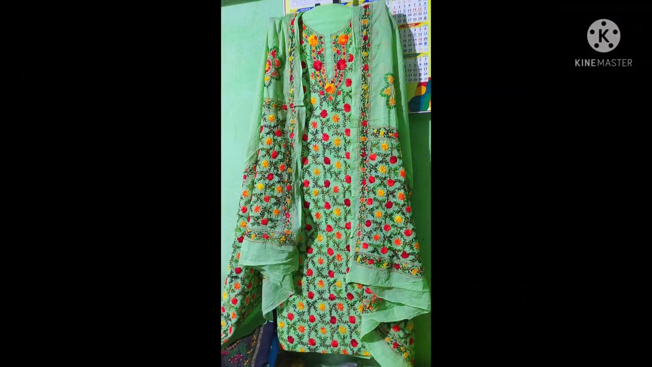 Kolkata hand work dress material