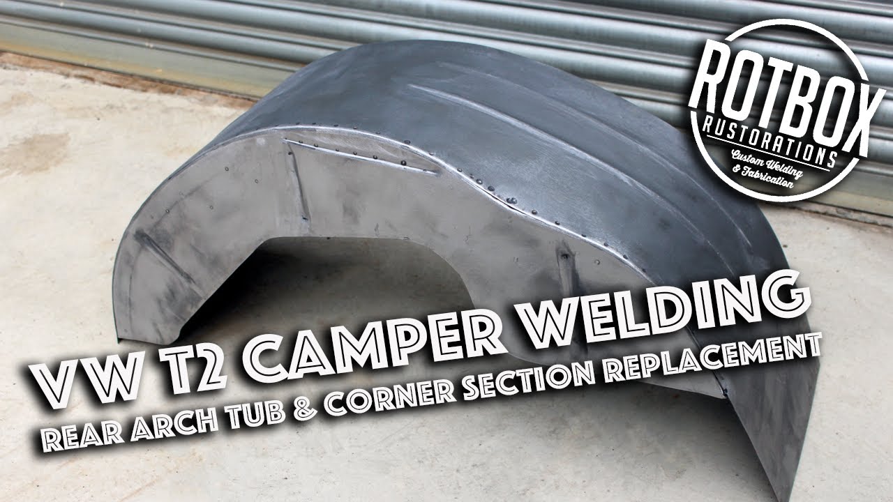 VW T2 Bay Window Arch Tub Replacement {Time Lapse}