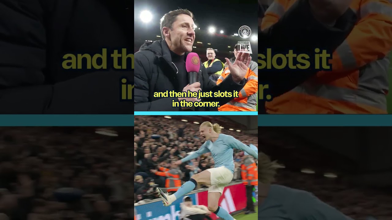 'The title is on' 🩵⚽ FG & Michael Brown unpack all the late drama after City win at Anfield #mancity