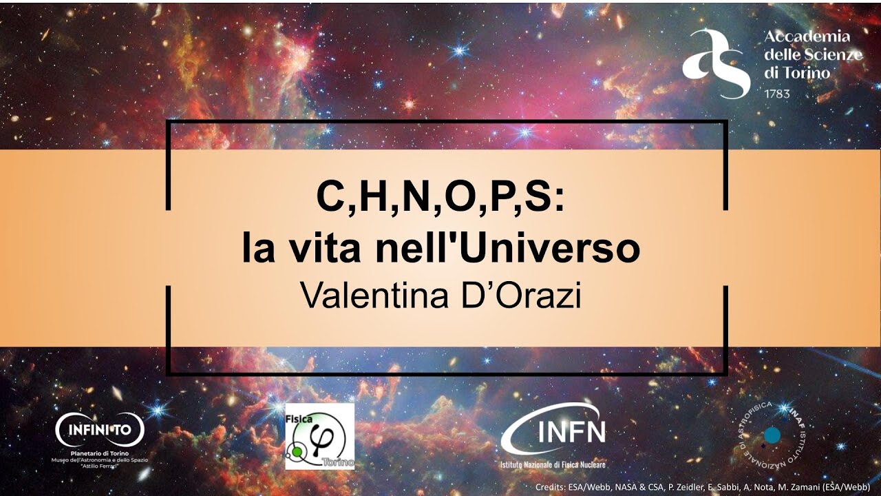 Valentina d'Orazi, La chimica dell'universo  - CHNOPS