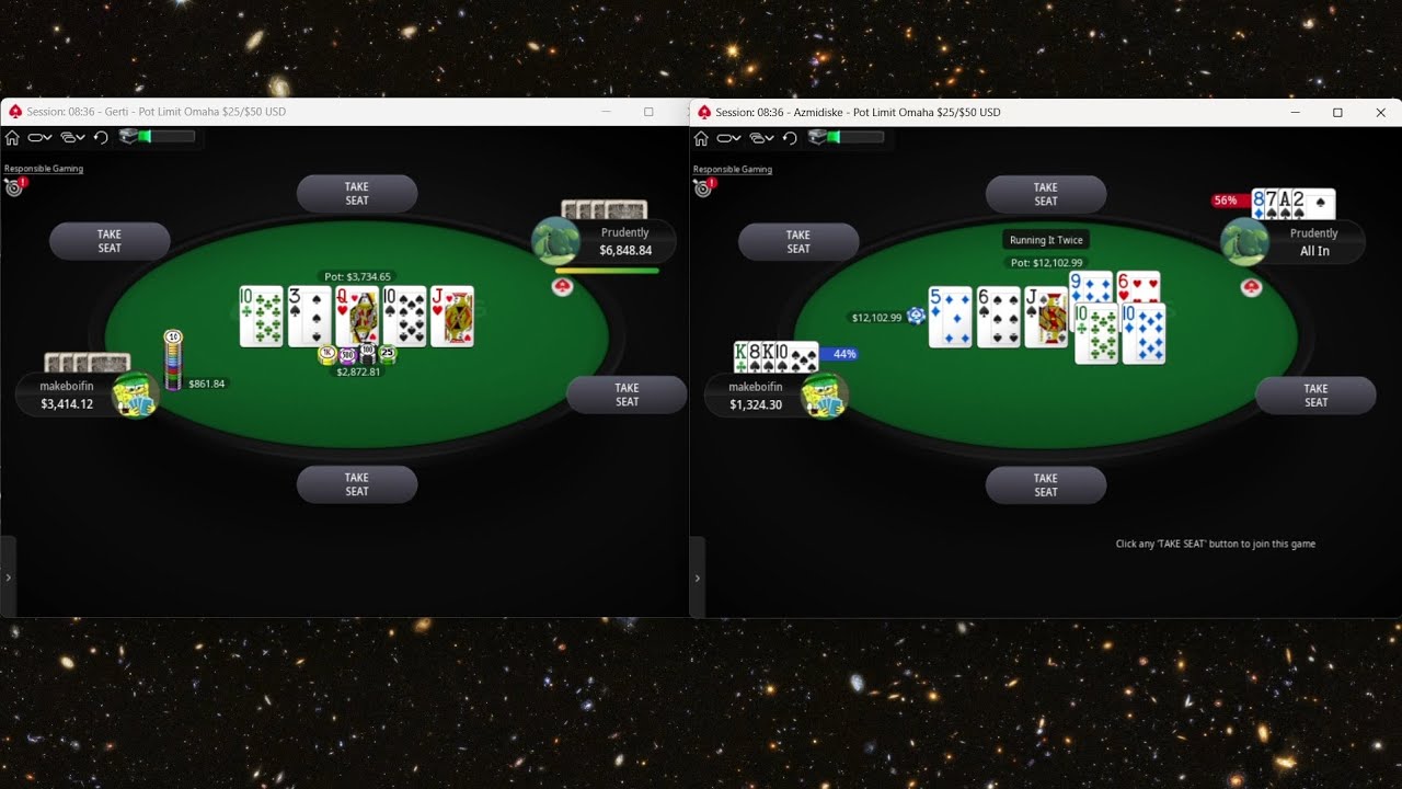 makeboifin vs. Prudently - 5k HU PLO - Poker Session 