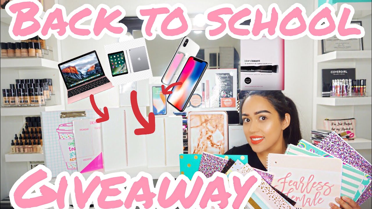 BIGGEST Back to School Giveaway 2018! 5 WINNERS | Miriam Marroquin