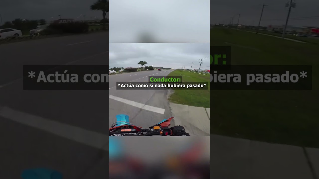 La bondad de este motociclista termin&oacute; con la polic&iacute;a 😳
