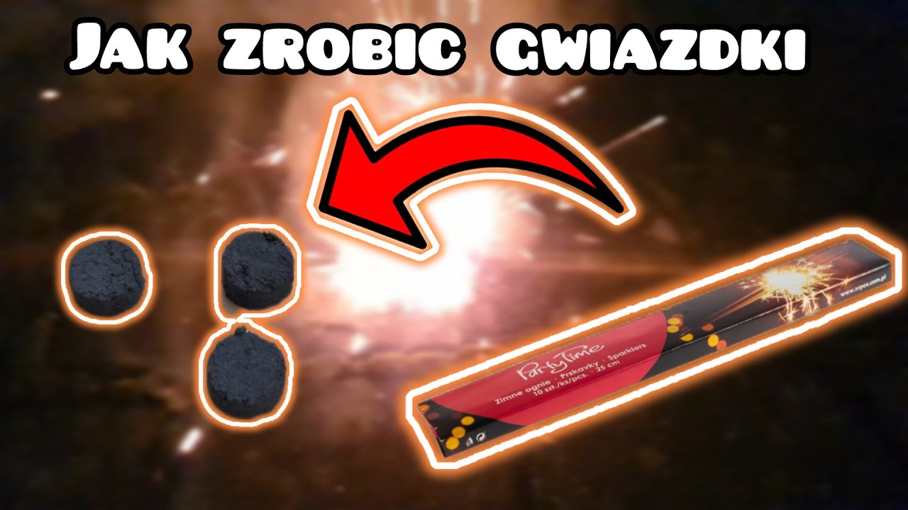 Jak zrobić gwiazdki pirotechniczne z zimnych ogni #piro