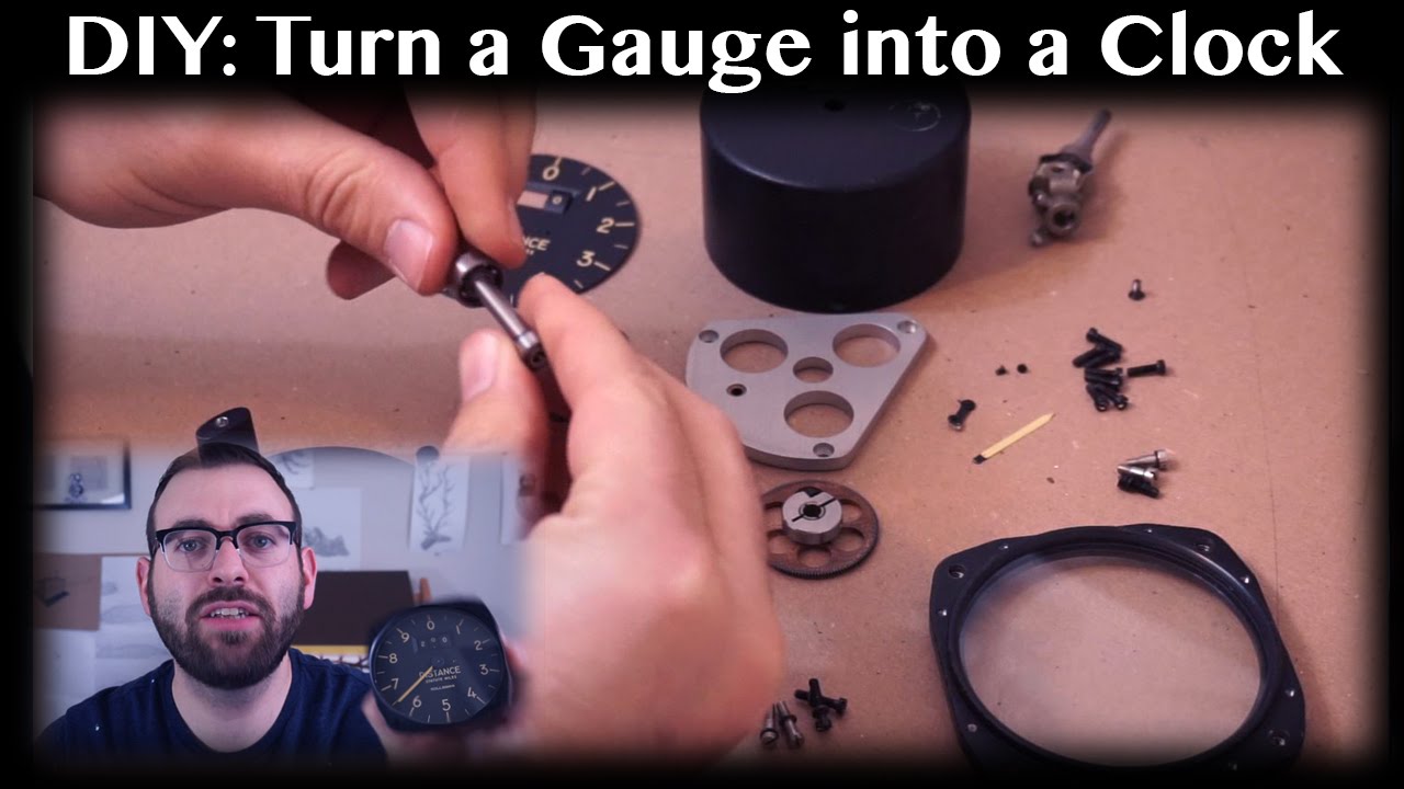 DIY Making A Clock From A Vintage Aircraft Instrument