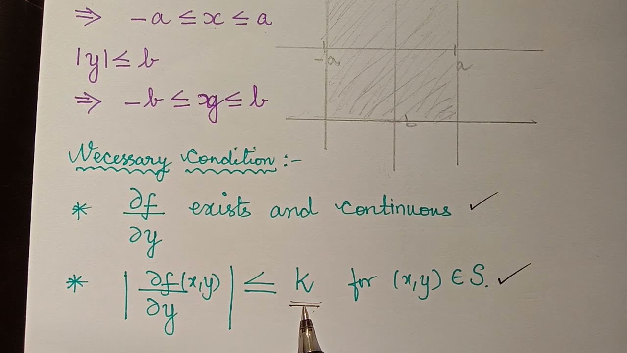 lipschitz condition|| ordinary differential equations || problem 1||f(x,y)=xsiny+ycosx